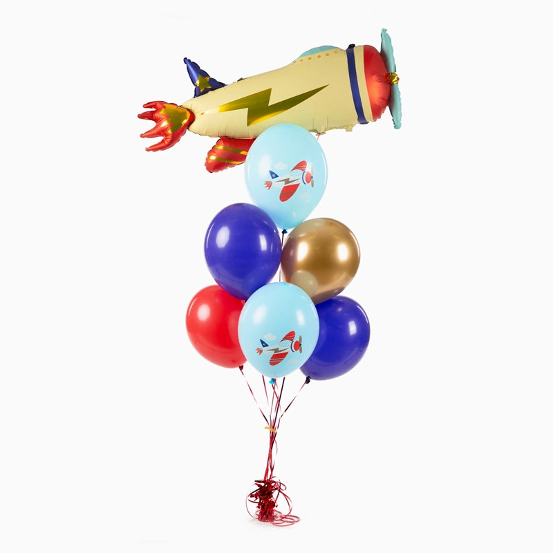 Set Globos Látex 30 cm Aviones
