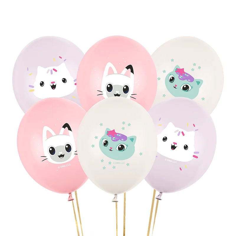 Set Globo Látex Ø 30 cm La Casa de Muñecas de Gabby