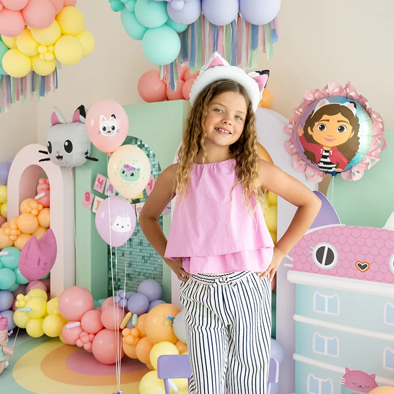 Set Globo Látex Ø 30 cm La Casa de Muñecas de Gabby