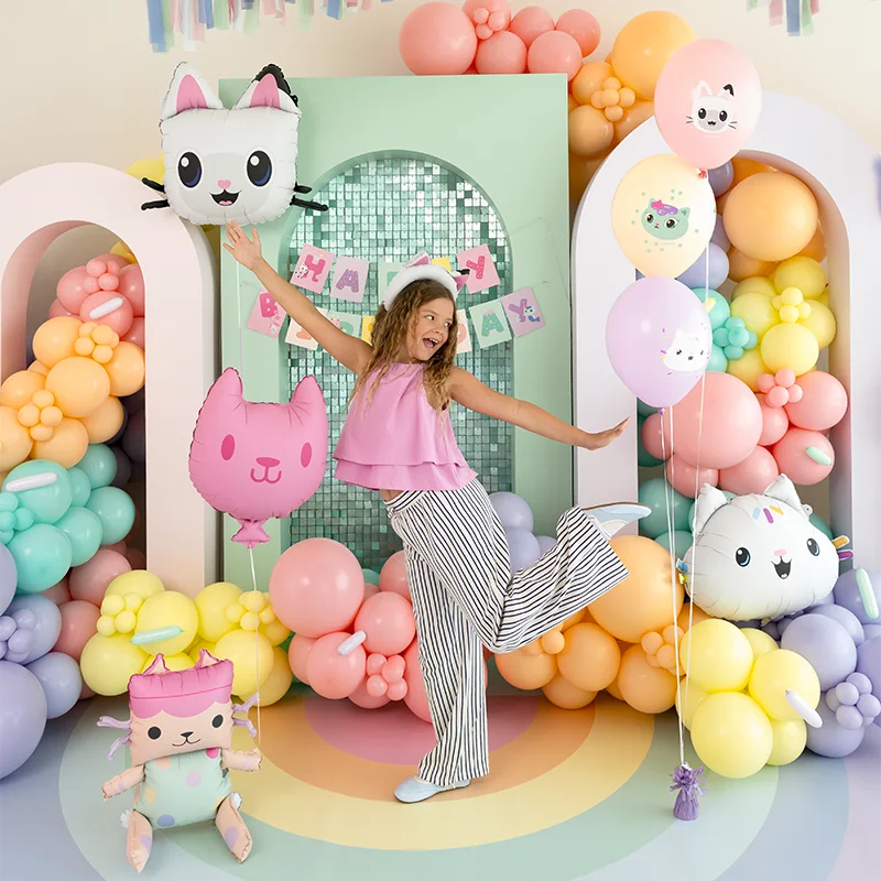 Set Globo Látex Ø 30 cm La Casa de Muñecas de Gabby