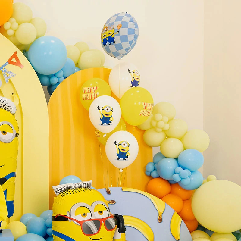 Set Globos Látex 30 cm Minions