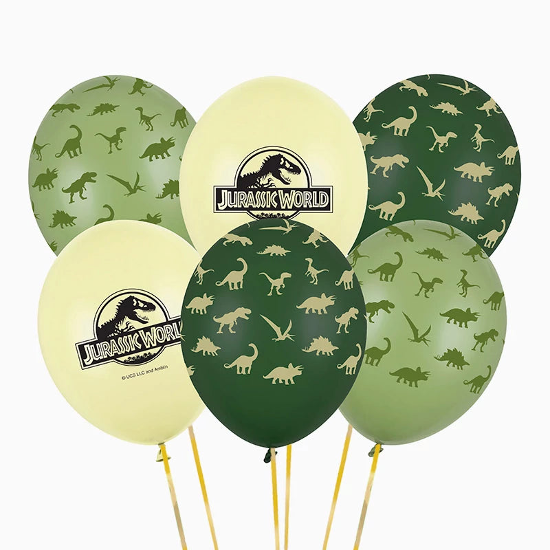 Set Globos Látex 30 cm Jurassic World