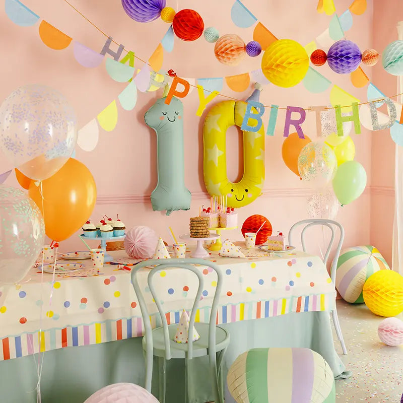 Inspiracion con Ensemble de ballons en latex 30 cm Confettis