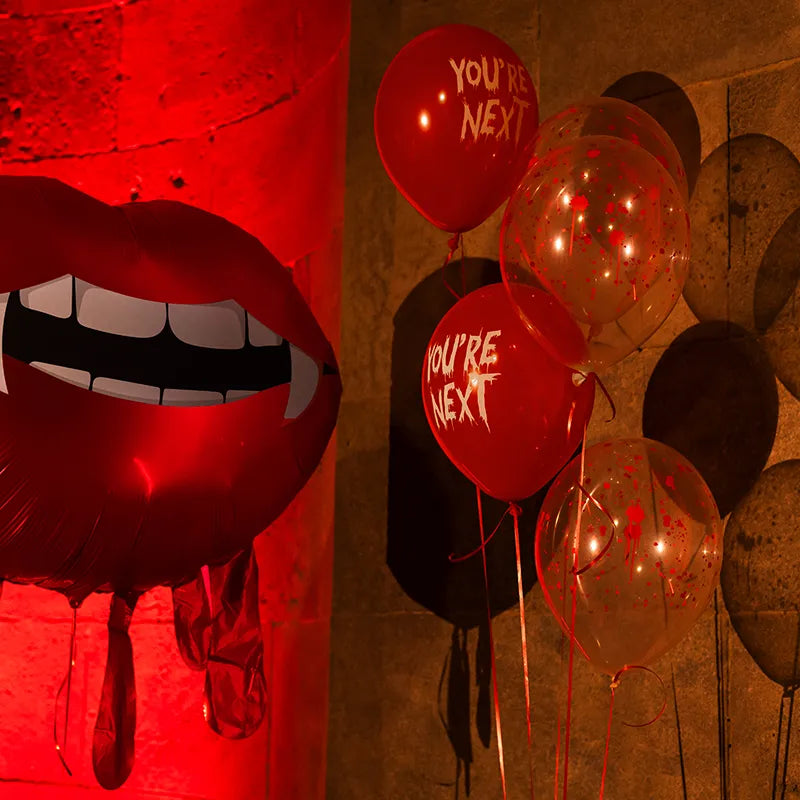 Set Palloncini in Lattice 30 cm 'Sei il prossimo' Halloween