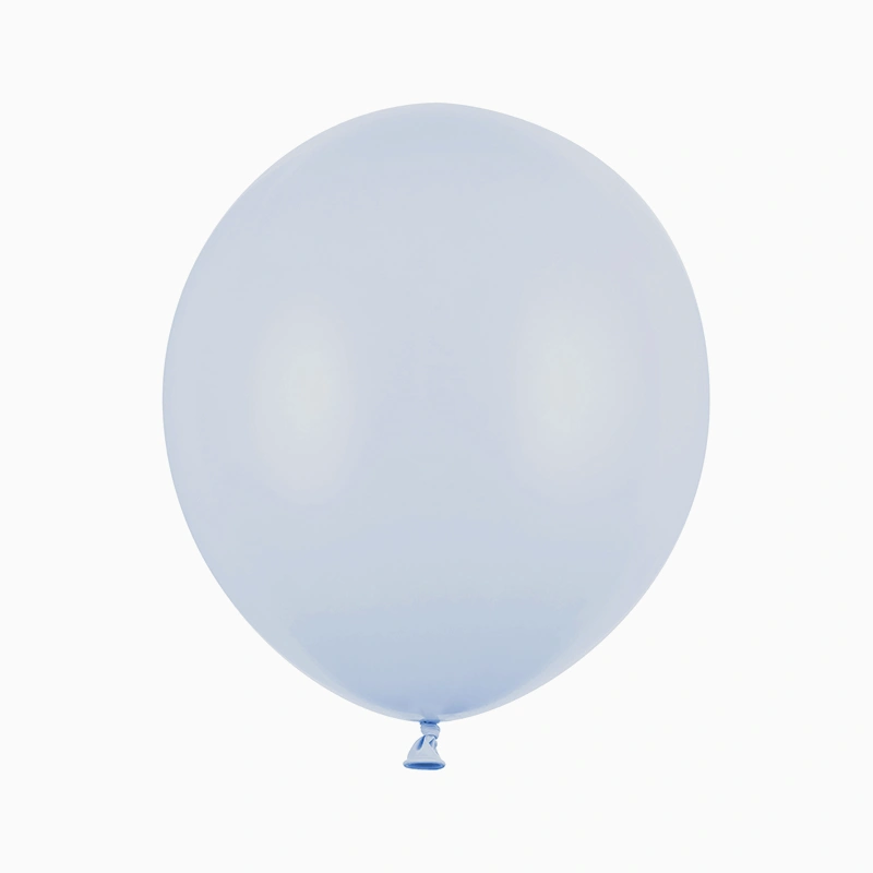 Ballon Latex 43 cm Bleu Brume Pastel Clair