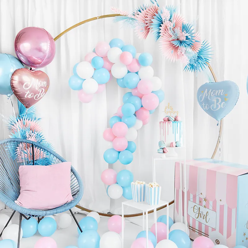 Latex Balloon 12 cm Light Pastel Blue