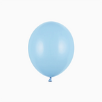 Globo Látex 12 cm Azul Claro Pastel