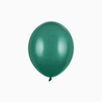 Latex Balloon 12 cm Pastel Bottle Green