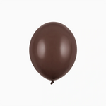 Latex Balloon 12 cm Pastel Chocolate Brown