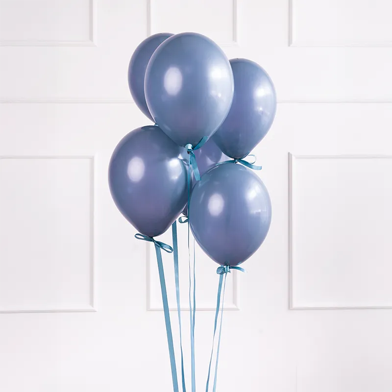 Latex Balloon 12 cm Pastel Navy Blue