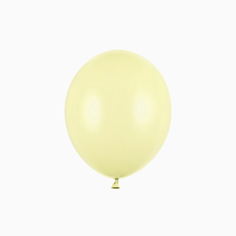 Latex Balloon 12 cm Light Yellow Pastel