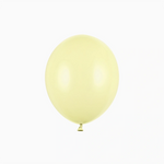 Latex Balloon 12 cm Light Yellow Pastel