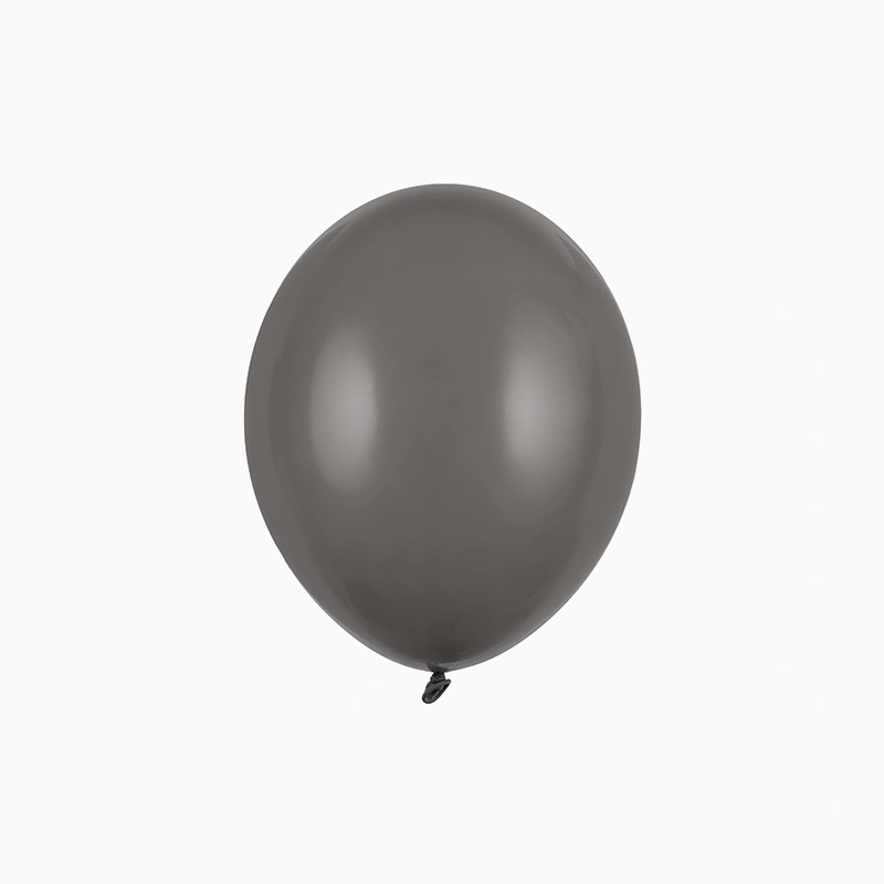Latex Balloon 12 cm Pastel Dark Gray