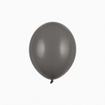 Latex Balloon 12 cm Pastel Dark Gray