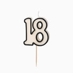 Vela Número 18 Cumpleaños