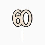 Vela Número 60 Cumpleaños