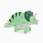 Aussteller für Triceratops Dinosaurier -Vorspeise