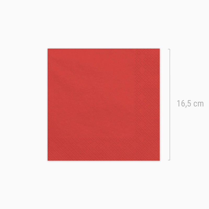 Servilleta Papel 33 x 33 cm Granate