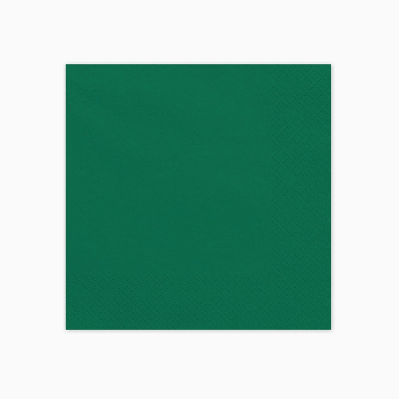 Servilleta Papel 33 x 33 cm Verde Oscuro