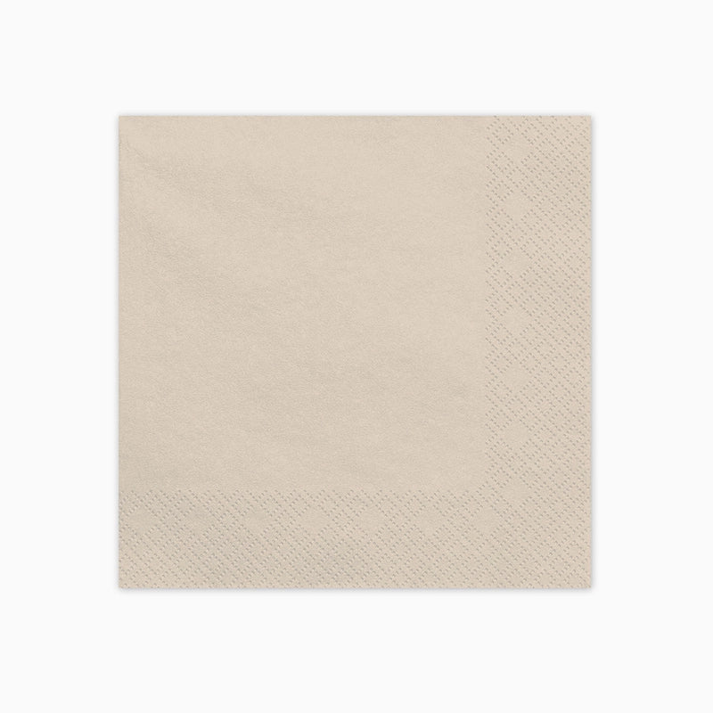 Servilleta Papel 33 x 33 cm Beige