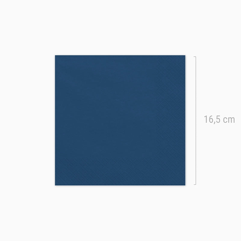Servilleta Papel 33 x 33 cm Azul Marino
