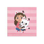 Servilleta Papel 33 x 33 cm Rosa - La Casa de Muñecas de Gabby