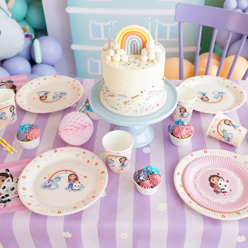 Servilleta Papel 33 x 33 cm Rosa - La Casa de Muñecas de Gabby