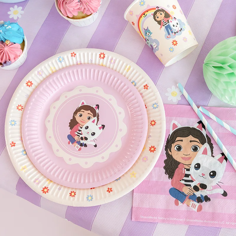 Servilleta Papel 33 x 33 cm Rosa - La Casa de Muñecas de Gabby