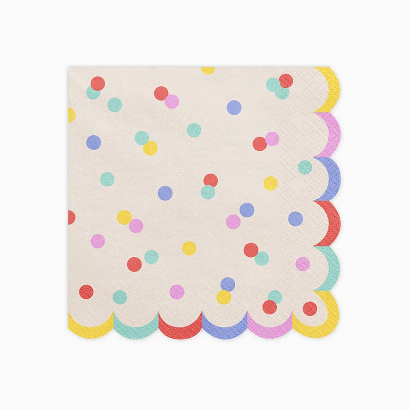Servilletas Papel 33 x 33 cm Confeti