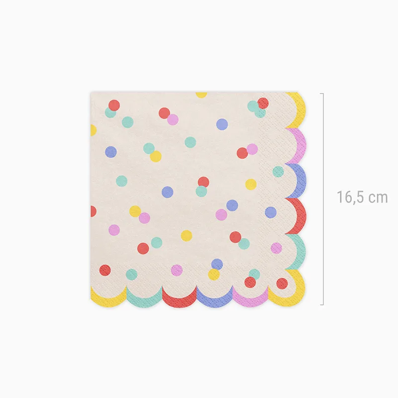 Inspiracion con Servilletas Papel 33 x 33 cm Confeti