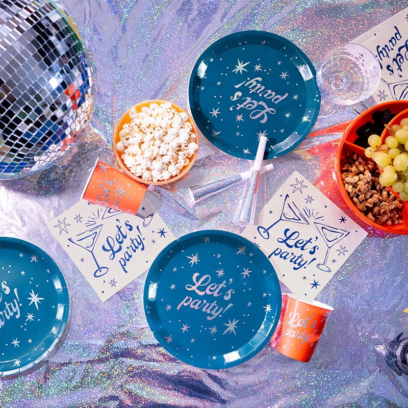 Servilleta Papel Triple Capa 33 x 33 cm 'Let's party!'