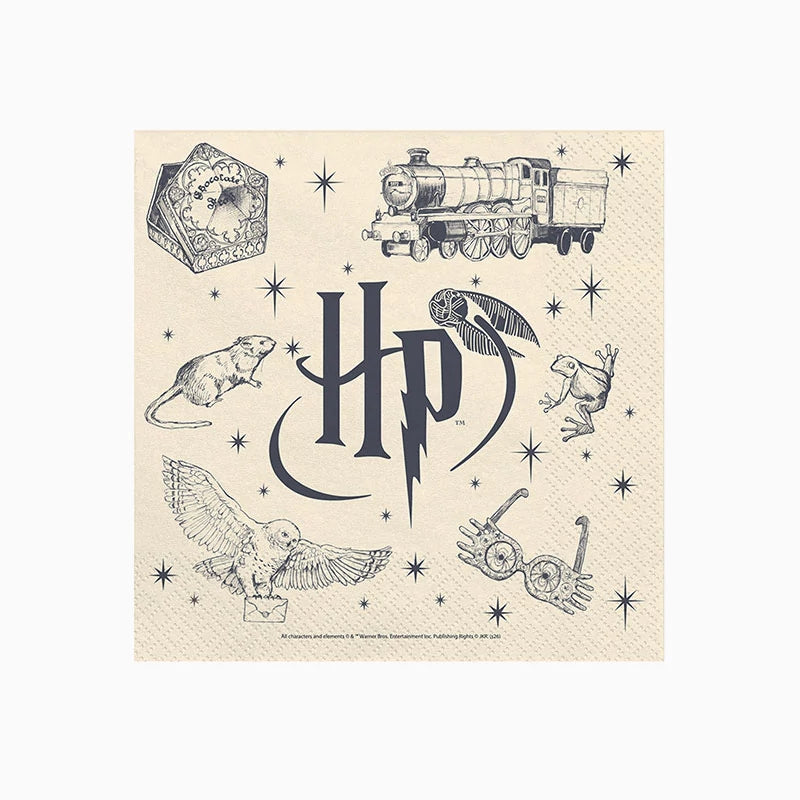 Guardanapo de papel tripla camada 33 x 33 cm Harry Potter