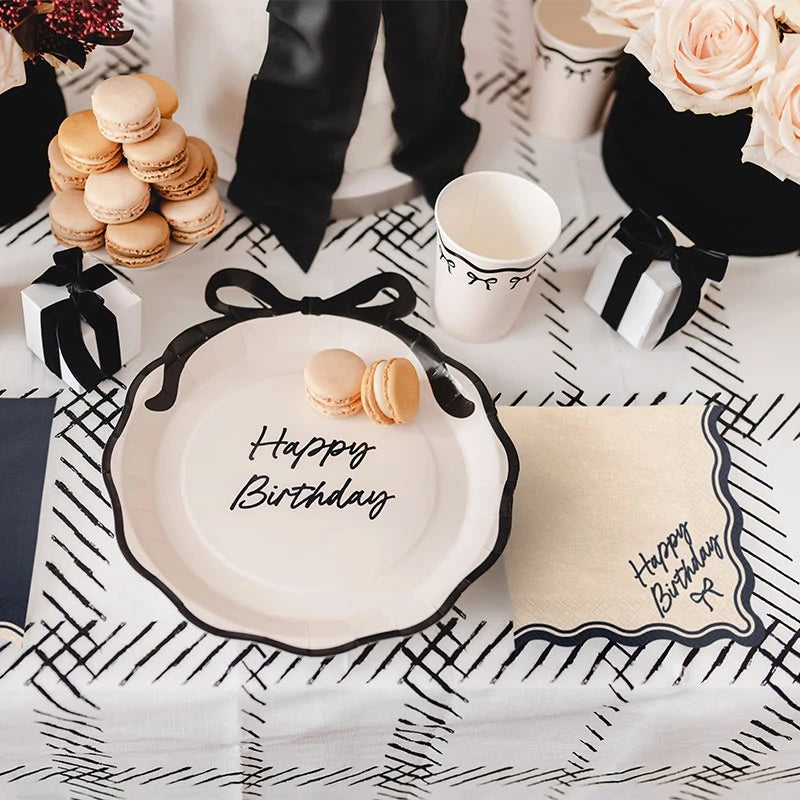 Tovaglioli di carta doppio strato 33 x 33 cm 'Happy Birthday'