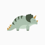 Triceratops dinosaur paper napkins