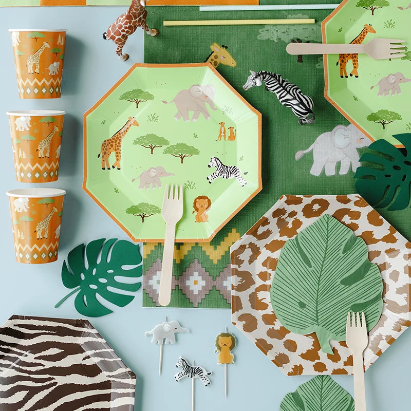 Inspiracion con Servilletas Papel 29 x 36 cm Hoja Safari