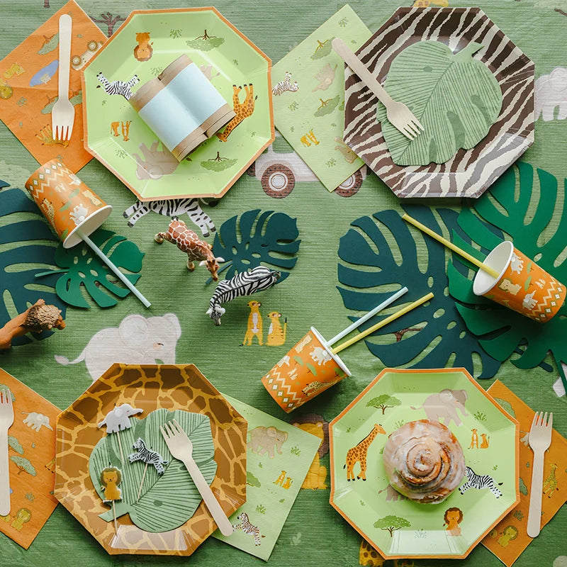Papierservietten 33 x 33 cm Safari