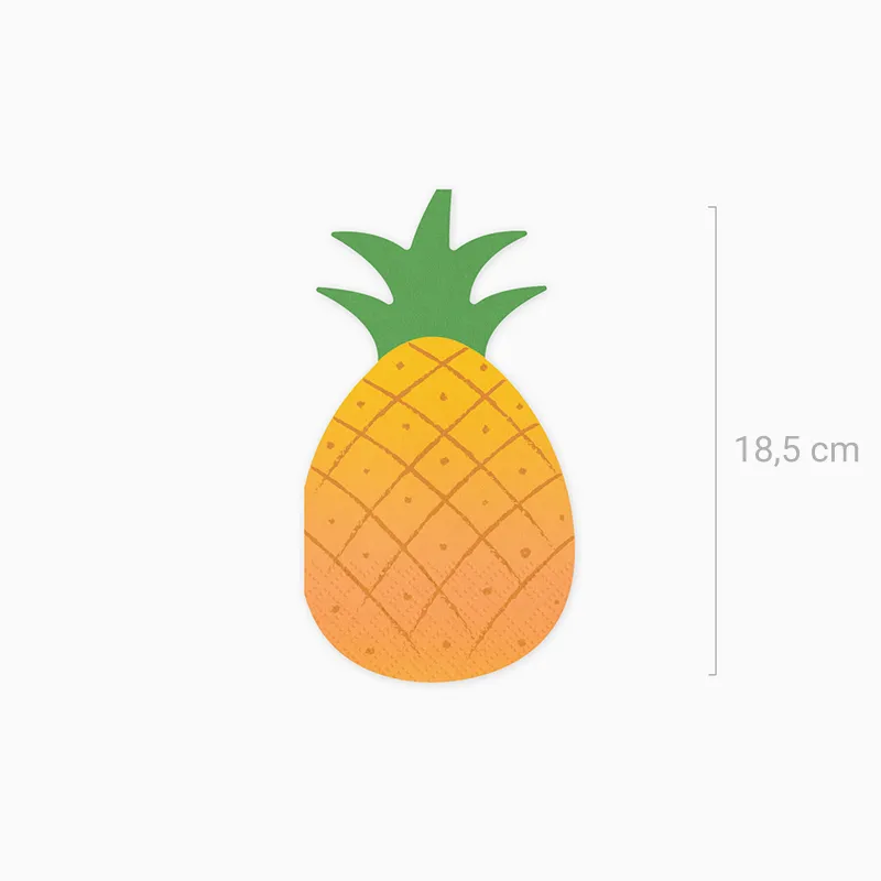 Servilletas Papel 18.5 x 10.2 cm Piña