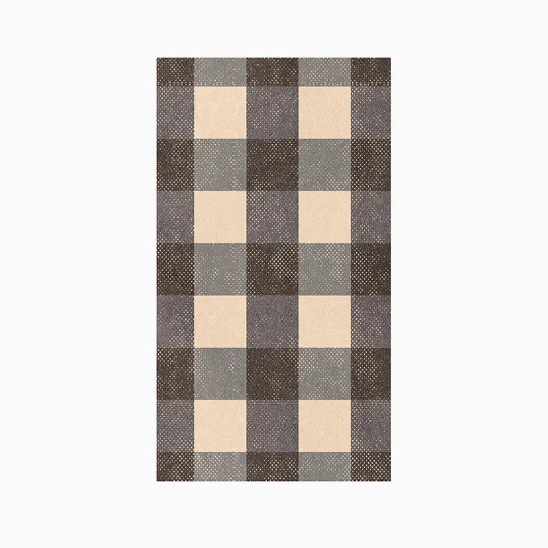 Servilleta Papel 33 x 40 cm Vichy Negro