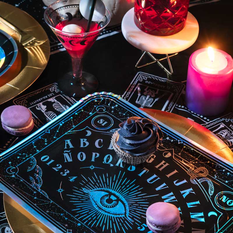 Ouija Halloween Esoterische rechteckige Tablett