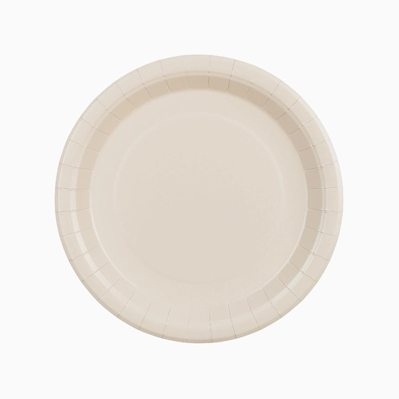 MONOUSO - Piatto In Cartone Rondo "Radial" Kraft 18cm 200gr/m² (50 - Foto 6