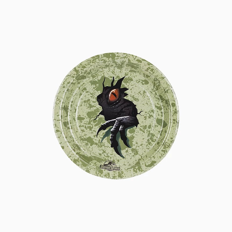 Plato Cartón Llano Postre Ø 18 cm Jurassic World