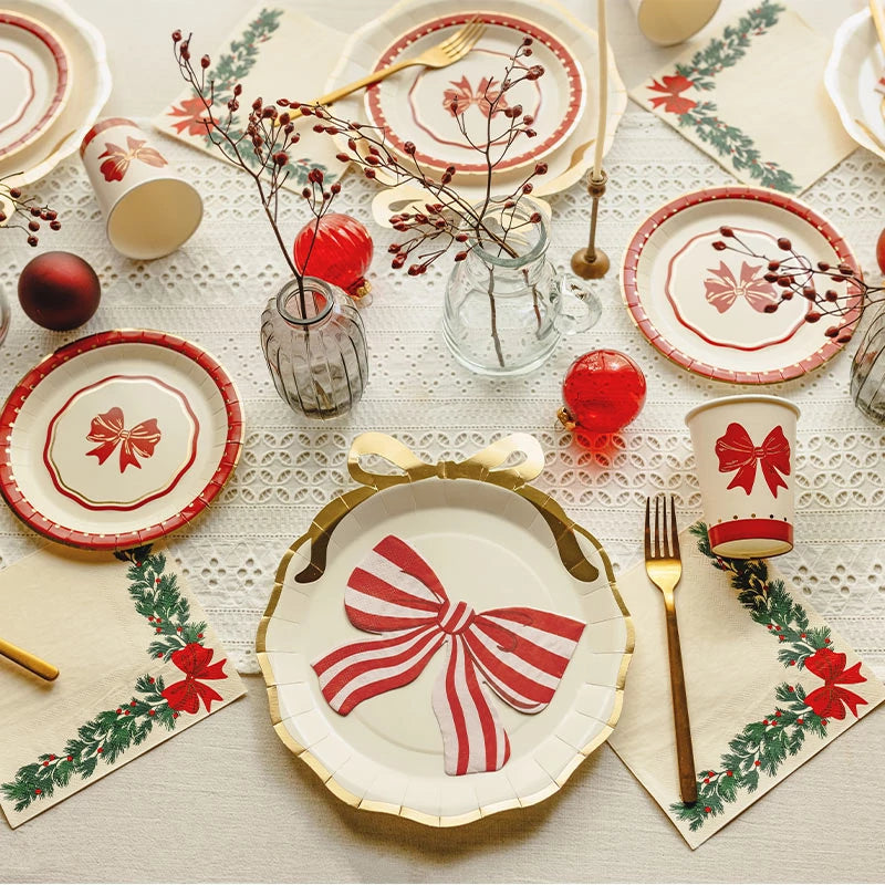 Inspiracion con Round Cardboard Plate 24 x 26.8 cm With Bow