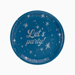 Plato Cartón Redondo Ø 23 cm 'Let's party!'