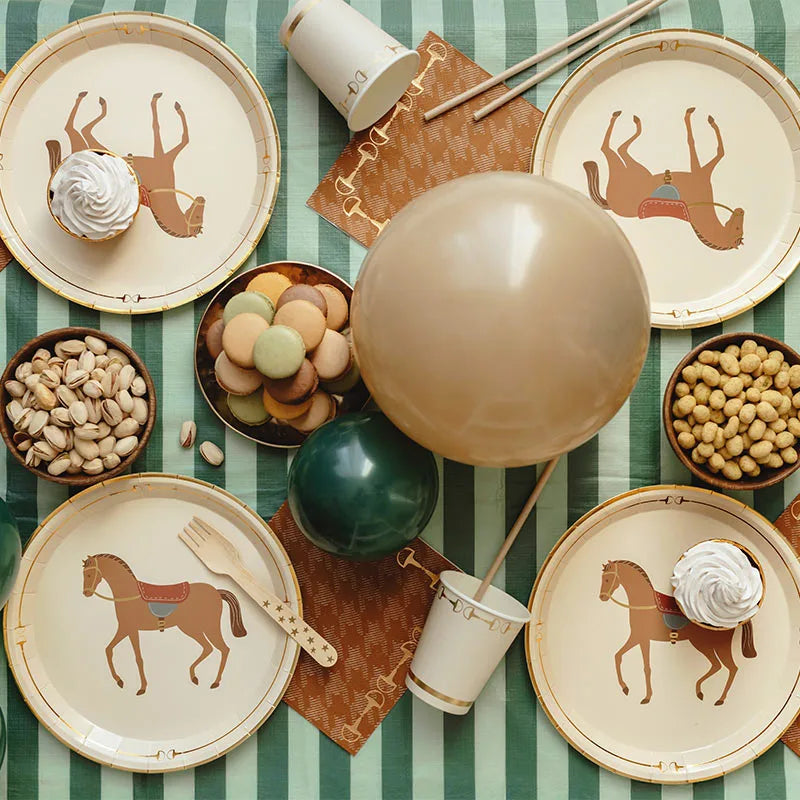 Folienkuchen Globo 90 x 90 cm Brown Horse (ohne Helium)