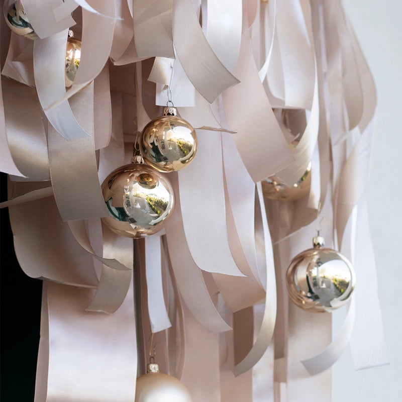 Cinta de Raso 2,5 cm x 25 m Blanco Roto Pastel