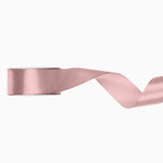 Cinta de Raso 2,5 cm x 25 m Rosa Empolvado Claro Pastel