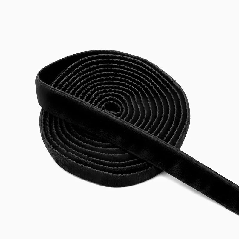 Cinta Tela Terciopelo 1.5 cm x 10 m Negro