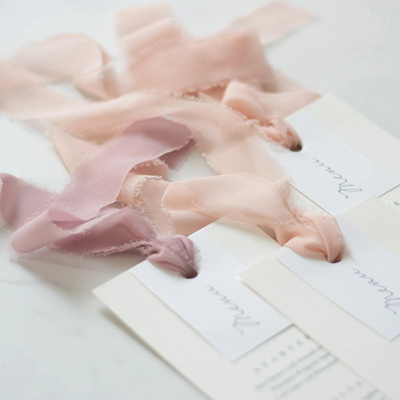 Cinta de Gasa 4 cm x 10 m Rosa Pastel