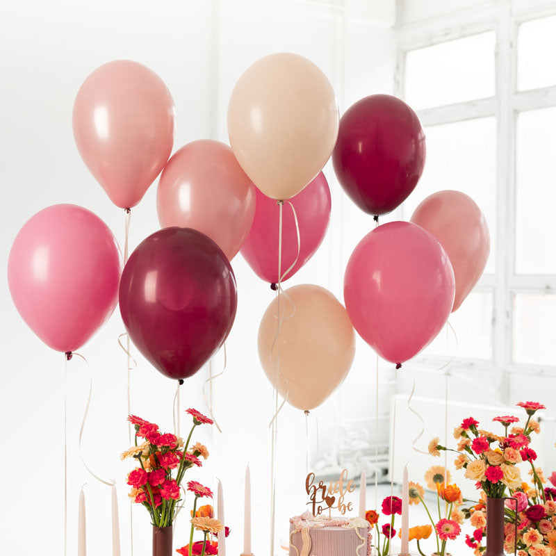 Definir balões rosa látex