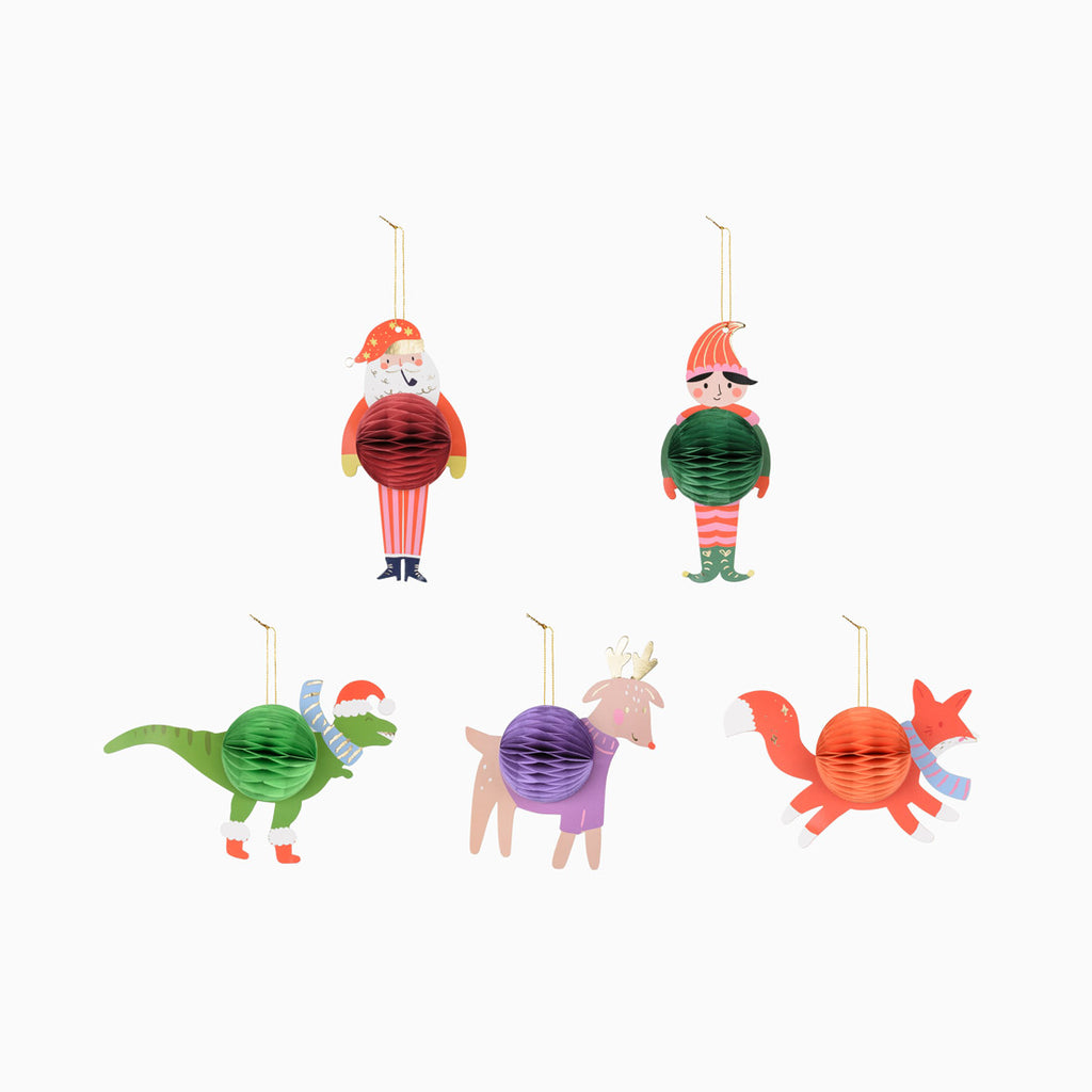 Sapin De Noël En Papier Nid D'abeille, Décoration De Noël Pliable En Papier, Ornement D'arbre De Noël, Mini Sapin De Noël, Mariage, Anniversaire, Fête Du Nouvel An (rouge